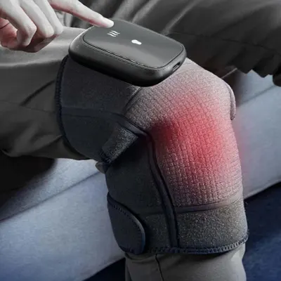 Generic Kee Heat Massager, Adjustable Hot Compress 3 Modes USB Heating Knee Brace Wrap