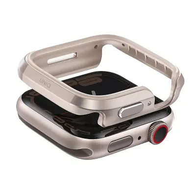UNIQ 45mm Aluminium Watch Case for Apple Watch Series 4/5, UNIQ Valencia - Blush Gold Pink