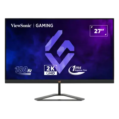 ViewSonic 27-Inch QHD 2K IPS Gaming Monitor 180Hz Refresh Rate 1ms MPRT SuperClear IPS Panel AMD FreeSync HDR10 HDMI and DisplayPort