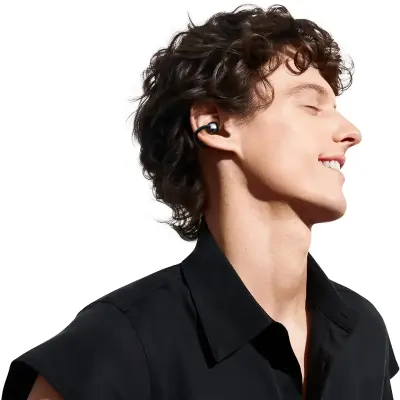 Huawei Freeclip 2 Wireless Earphones With Open-ear Design, Bluetooth Connectivity, Touch Controls, And Charging Case. Comfortable Fit With Clear Sound And Calls Blue
