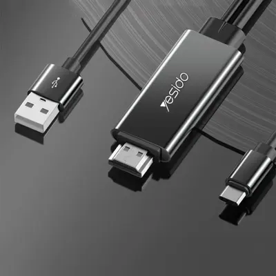 Yesido Type-C to HDMI 4K UHD, 1.8 Meter, Yesido HM03