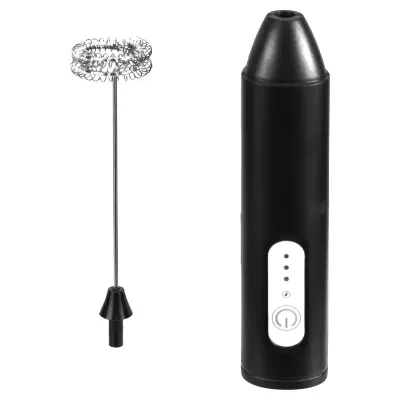 Sonashi Rechargeable Milk Frother 3-Speed – Type-C, Stainless Steel Rod, Silent Operation
