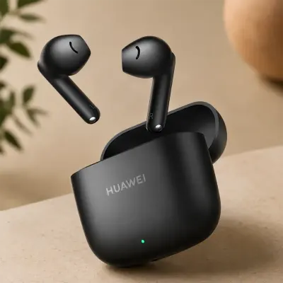 Huawei FreeBuds SE 2 True Wireless Bluetooth Earbuds T0016 with 40-Hour Battery Life, 10mm Dynamic Drivers, Bluetooth 5.3, Call Noise Cancellation Black
