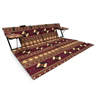 Generic Foldable Arabic Majlis Floor Seating Mat 162x137x4 cm – Traditional Outdoor Camping Lounge Sofa Pad
