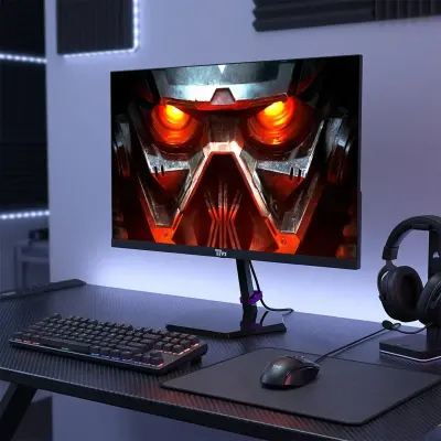 Twisted Minds 27-Inch Full HD IPS Gaming Monitor with 144Hz Refresh Rate, 1ms Response Time, AMD FreeSync, NVIDIA G-SYNC Compatibility, HDMI 2.1, DisplayPort 1.4, Built-In Speakers and Quick-Release Stand – TM27FHD144IPS