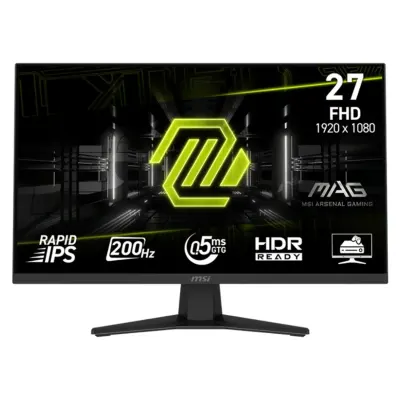 MSI 27-Inch Full HD Rapid IPS Gaming Monitor with 200Hz Refresh Rate, 0.5ms GTG Response Time, HDR Ready, FreeSync Premium and Console Mode – MAG 274F