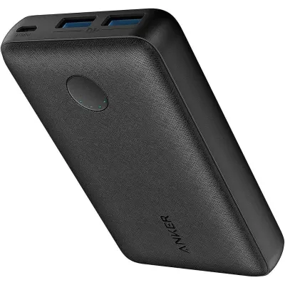 Anker 10000mAh Power Bank with USB-A to USB-C Charging Cable, Anker A1223H11 Powercore Select Black