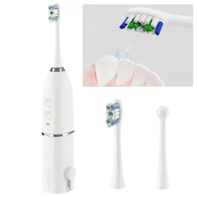 VYVY Labs 2-in-1 Electric Toothbrush with Water Flosser – Rechargeable, Portable &amp; IPX7 Waterproof