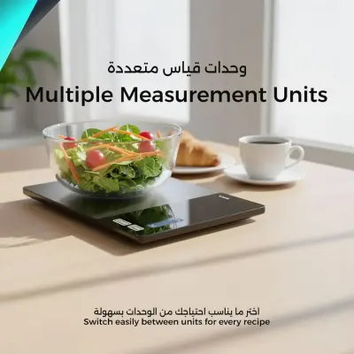 TakTik Smart Food Scale – LED Digital Display, Precision Weighing up to 1g