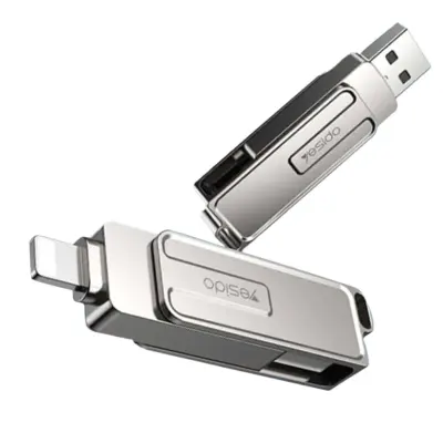Yesido 256GB Flash Drive, Lightning Port, USB 3.0, Yesido FL16