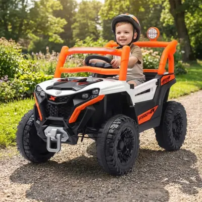 Generic Kids Electric Ride-on Off-road Car With Durable Wheels, LED Lights, and Rechargeable Battery. Safe, Fun, And Perfect For Outdoor Play And Adventures (Quick and simple assembly required)