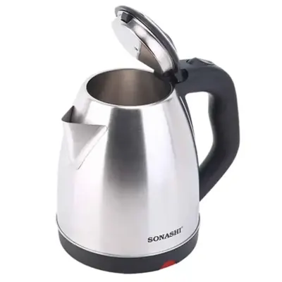 Sonashi 8L Cordless Electric Water Kettle, Stainless Steel Fast Boiling Kettle with Auto Shut-Off, Boil-Dry Protection, 1500W Power, 360 Degree Rotating Base, Ideal for Tea, Coffee, Milk, and Arabic Coffee