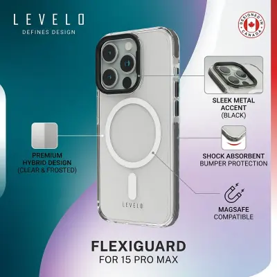 Combo iPhone 15 Pro Max MagSafe Transparent Case + Privacy Tempered Glass Screen Protector + Wireless Bluetooth 5.3 TWS Earbuds + 240W USB-C to USB-C Cable + 15W Wireless Charging Car Phone Holder