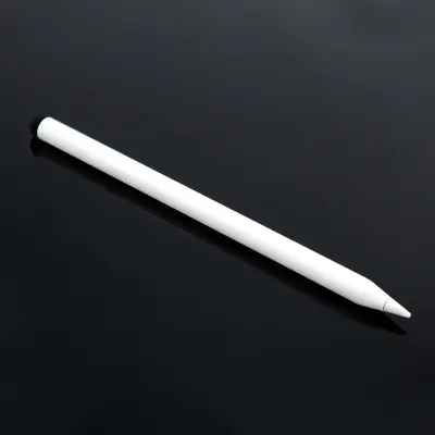 Porodo Smart Pencil with Touch Switch, Aluminum Body, 1.5mm Nib, Magnetic Attachment, Double Tap Function, 8-10 Hour Battery Life, Type-C Charging, Porodo - White White