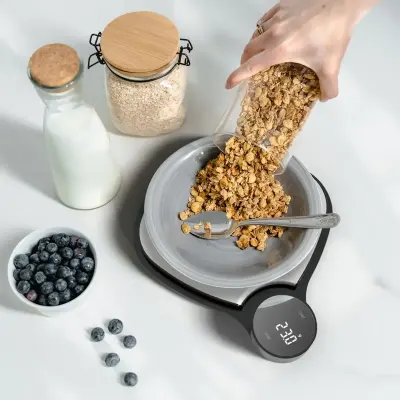 Green Lion Smart Digital Kitchen Scale with 5kg Capacity Stainless Steel Platform and Tare Function for Baking and Cooking