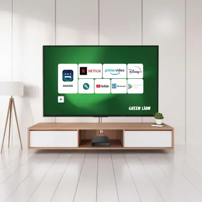 Green Lion Android TV Box GL-TV5 4K Ultra HD Smart Streaming Device