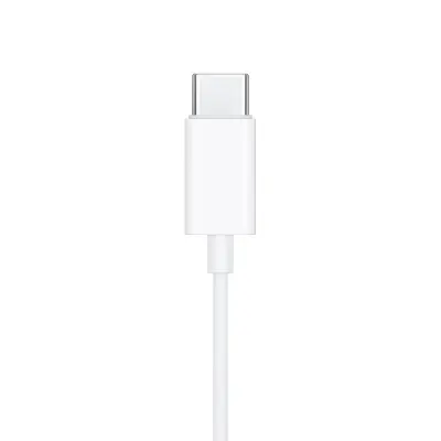 soundtec Portable Earphones with Type-C Connector, Mic and Call Controls, 1.2m Cable Length, Porodo sountec - White