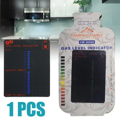 Camping Family Magnetic LPG Gas Cylinder Level Indicator with Colour Changing Liquid Crystal Display
