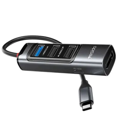 Yesido 5 in 1 Type-C Multifunction, Docking Station, HUB Adapter, Yesido HB23