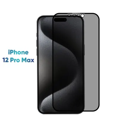 Desert iPhone 12 Pro Max Privacy Premium Screen Protector, Desert Privacy Ceramics