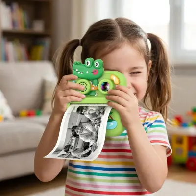 Green Lion Thermal Paper Roll Set for Instant Camera 3 Rolls White