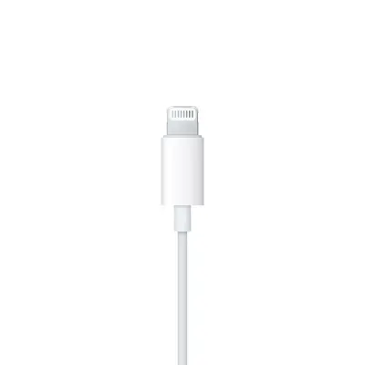 Green Lion Mono Earphone with Lightning Connector, TPE and Copper Construction, 1.2m Cable, Green Lion - White