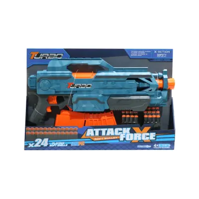 Generic Attack X Force 19 Soft Bullet Gun with 24 Rounds of EVA Soft Bullets