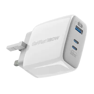 Promate 120W Super-Speed Ganfast™ Charger With Power Delivery & Quick Charge 3.0, Promate Powerport-120