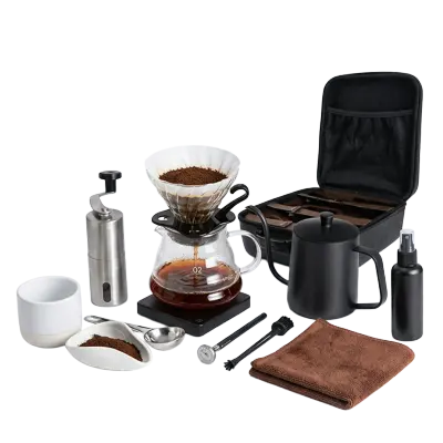 Camping Family 15-Piece Manual Pour Over Coffee Brewing Set