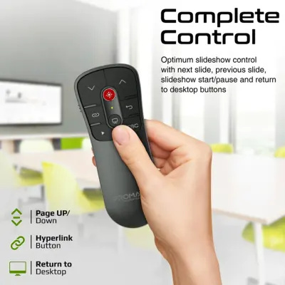 Promate Universal Intuitive Wireless Presenter, Promate ProPointer
