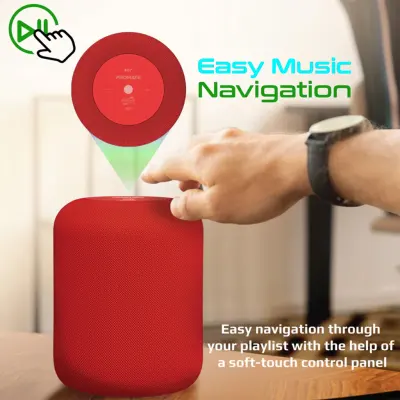 Promate Wireless Hd Speaker, 10W Prostream Promate Boom - Red