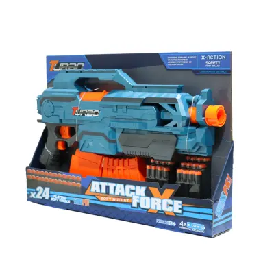 Generic Attack X Force 19 Soft Bullet Gun with 24 Rounds of EVA Soft Bullets