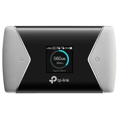 Tp-Link 4G+ MiFi unlocked Cat11 hotspot with up to 600Mbps. Dual-band Wi-Fi for 32 devices, 3000mAh battery up to 15h, tpMiFi app