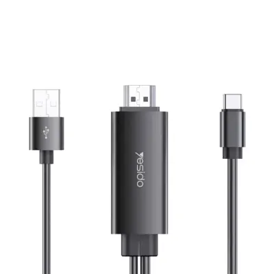 Yesido Type-C to HDMI 4K UHD, 1.8 Meter, Yesido HM03