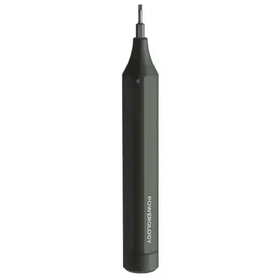 Powerology 23-in-1 Screwdriver Set With Double Head Bits Design Pen Type, Powerology - Black