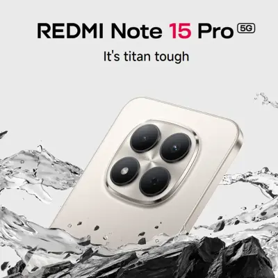 REDMI Redmi Note 15 Pro 12GB RAM 256GB Storage 5G Mist Purple Smartphone – High-Performance AMOLED Display, 200MP AI Quad Camera, 6580mAh Battery, MediaTek Dimensity 7400 Ultra