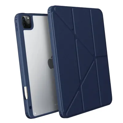 UNIQ iPad Pro 11 inches Cover for (2021) and (2022) Model with Built in Stand, UNIQ Moven Case - Slate Blue
