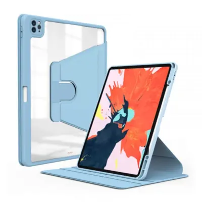 WiWu iPad Pro 12.9" Case | Wiwu Waliz Rotative iPad Covers - Blue