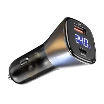 Combo 72W Dual-Port Car Charger + Magnetic Car Phone Holder + 66W USB-A to Type-C Cable