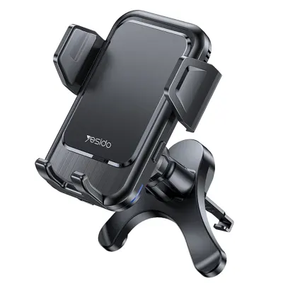 Yesido 15W Wireless Charging Car Phone Holder with Auto Alignment Air Vent Mount