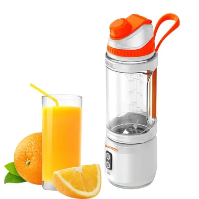 Porodo 240 Watts Dual Spin Clockwise & Reverse Portable Blender, Porodo Lifstyle - Black