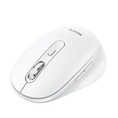 Yesido 2.4GHz Wireless Optical Mouse with 1600 DPI, USB Dongle and 10 Meter Range, Yesido KB17 - Black 2.4GHz Wireless Optical Mouse with 1600 DPI, USB Dongle and 10 Meter Range, Yesido KB17 - White
