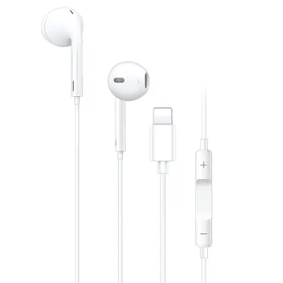 Yesido Earphones with Lightning Connector and Microphone with 1.2m Cable, Yesido YH20 - White