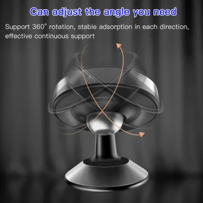 Yesido Magnetic Car Phone Holder with 360° Rotation & Suction Cup Mount